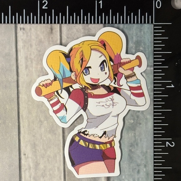 🌀10/$10🌀 The Joker Harley Quinn Reusable Waterproof Vinyl Sticker Decal - Picture 1 of 1